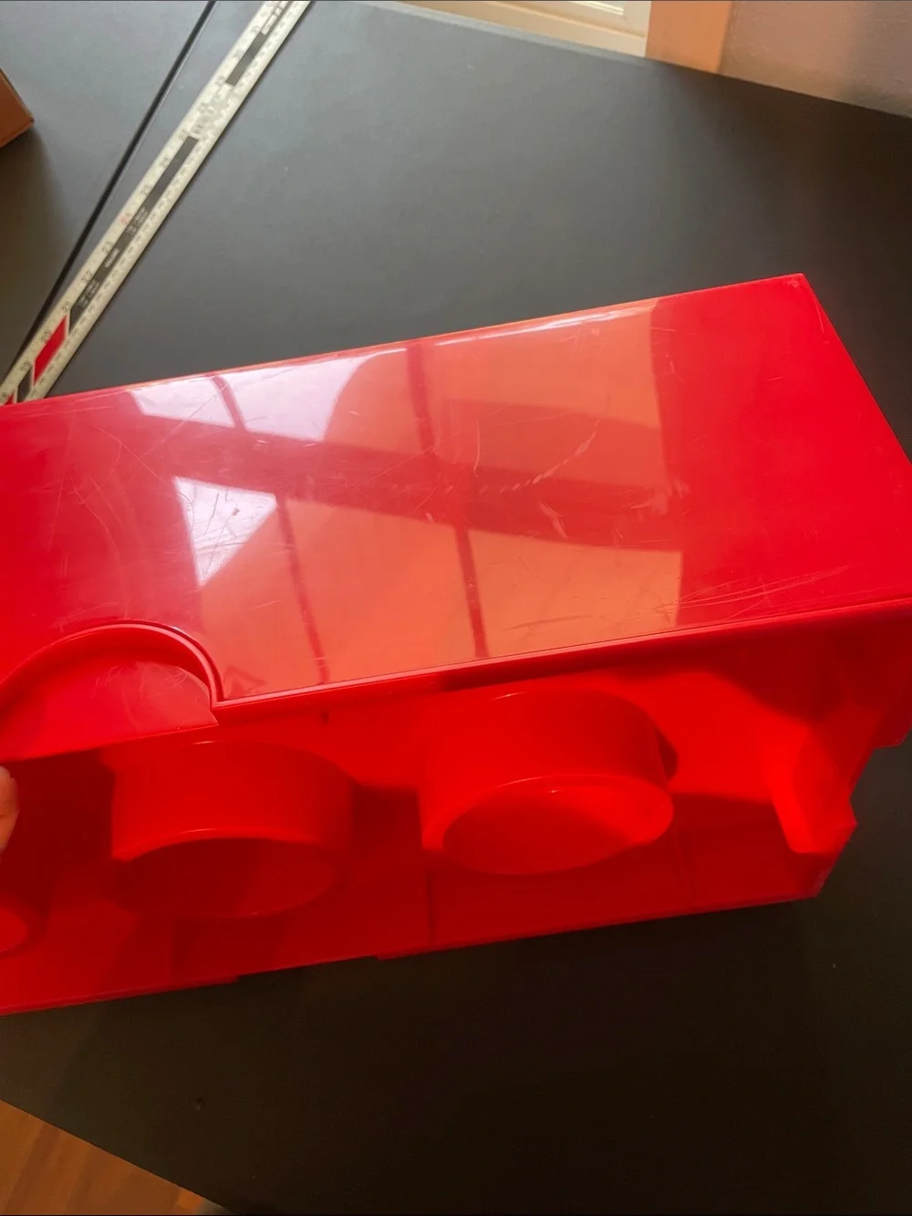 Lego Red 8-Stud Brick Storage Box